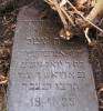 "[Here lies] the important and modest [woman], the married Sarah Gitel Lewanderstein Lewondersztajn daughter of R. Joel Zosze. She died 1st of Rosh Hashanah 5696. May her soul be bound in the bond of everlasting life. 28 IX (September) 1935."  (szpekh@cwu.edu)